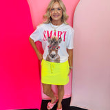 Solid Neon Yellow Skort