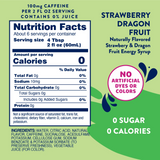 Skinny Mixes SF Strawberry Dragon Fruit Energy Syrup