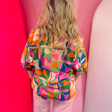 Sloan Petal Pop Collared Top