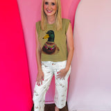 Mallard Duck Cuffed Pants