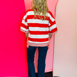 USA Sequin Bow Top