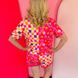 Groovy Garden Ruffle Pajama Set