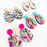 Neutral Bold Summer Statement Earring