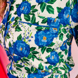 Caroline Floral Ruffle Pajama Set