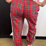 Christmas Plaid Track Pants