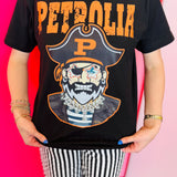 Petrolia Pirates Blingy Collared Tee