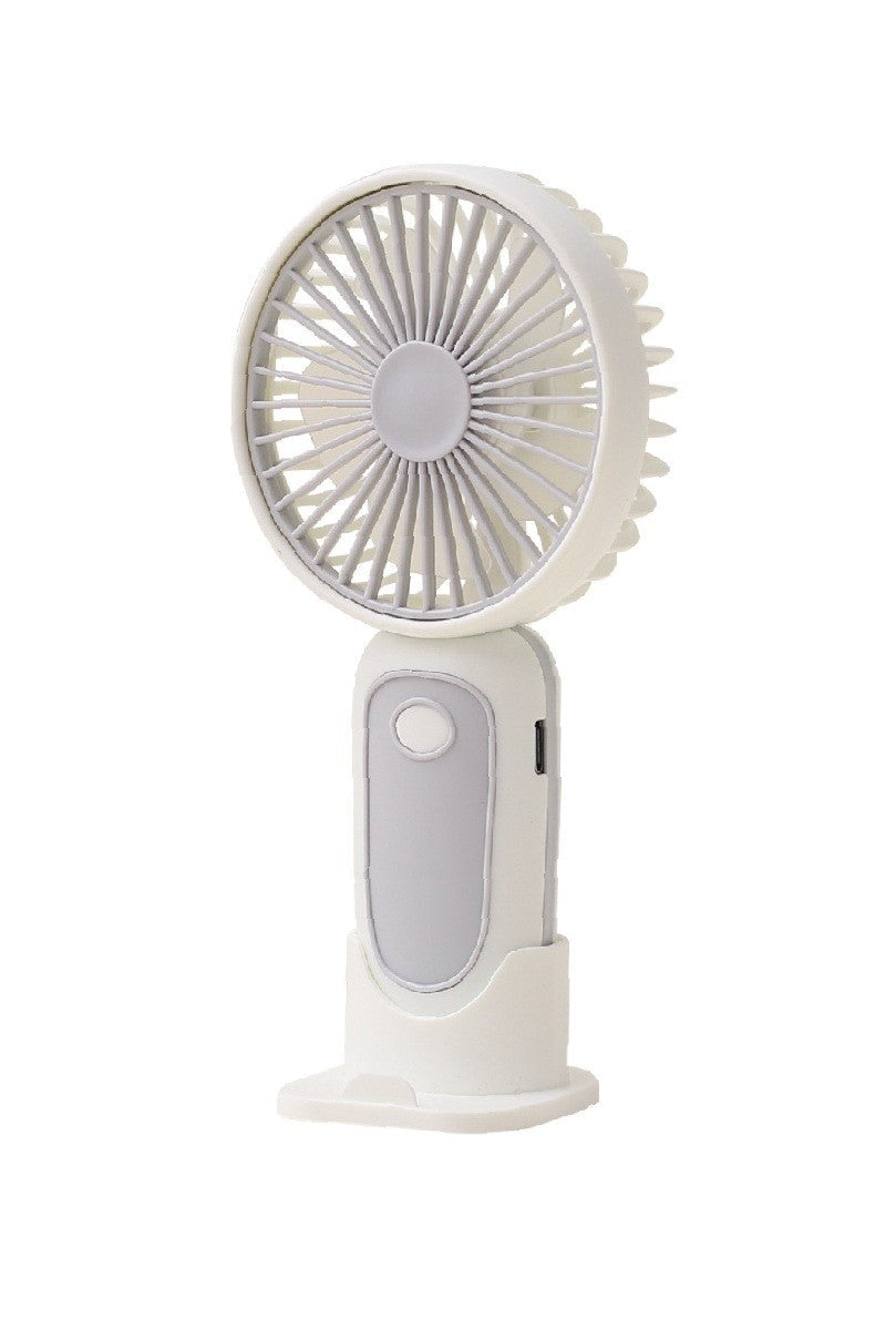 3 Speed Rechargeable Portable Hand Fan With Stand
