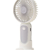 3 Speed Rechargeable Portable Hand Fan With Stand