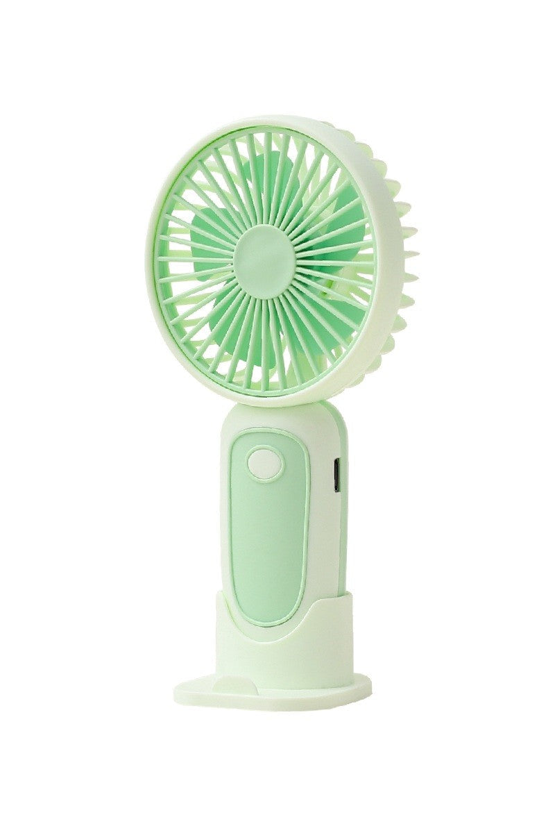 3 Speed Rechargeable Portable Hand Fan With Stand