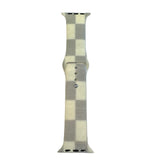 Gray Checkered Watch Band