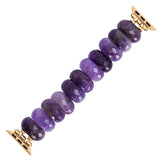 Healing Amethyst Protection Stretch Apple Watch Strap