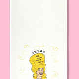 Texas - Big Hair, Don't Care Dishtowel