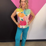 Zenana Teal Acid Wash Wide Leg Jeans