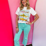 Zenana Mint Cropped Jeans
