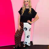 8 Ball Checkered Split Pants
