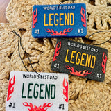 Legend ’Worlds Best Dad’ Car Freshie 