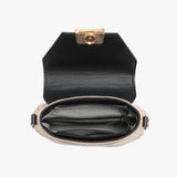 Black & Ivory Ollie Quilted Crossbody Bag