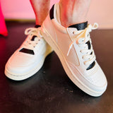 Yellow Box Cardona White & Black Sneakers