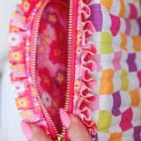 Groovy Garden Quilted Ruffle Bag