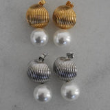 Aubrey Gold Earrings (Water Resistant)