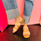 Corky's Afrayed Of What Sandals