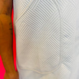 Sand Beige Quarter Zipper Mini Dress