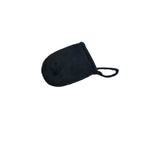Mini black tanning mitts for streak-free sunless tanning and easy travel application
