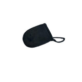 Mini black tanning mitts for streak-free sunless tanning and easy travel application