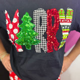 Merry Appliqued Tee