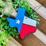 Texas Flag Car Freshie 