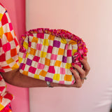 Groovy Garden Quilted Ruffle Bag