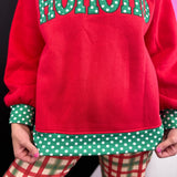 HoHoHo Polka Dot Christmas Sweatshirt