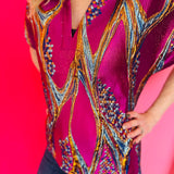 Vibrant Pattern Top
