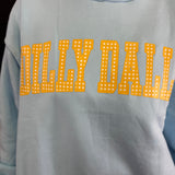 Dilly Dally Reversible Mockneck Sweatshirt