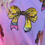 Pencil & Bows Sequined Top