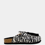 Shu Shop Ariana Zebra Hair Mule