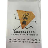 Snaccident Tea Towel