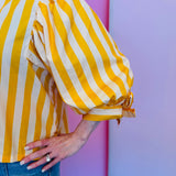 Gold & Yellow Striped Top
