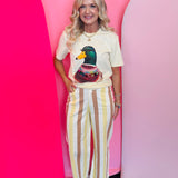 Jewel Collared Mallard Duck Tee
