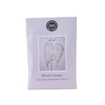 Sweet Grace scented sachet with angel wings.