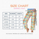Poppy & Pine Jewel Patch Barrel Pants