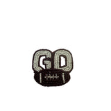 Go Football Beaded Pins