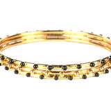 Ingrid Black Bracelet Stack