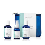 Volcano laundry gift set with detergent, fabric softener, and wrinkle release spray.