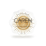Sunshine soap sponge with tropical Sol de Janeiro-inspired scent creating rich lather for refreshing shower experience.