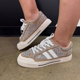 Corky's That's Her sneakers covered in sparkling rhinestones with a cushioned platform sole.