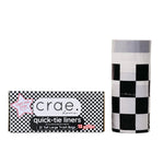 Black and white checkered 13-gallon trash liners for kitchen trash cans.