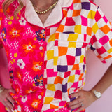 Groovy Garden Ruffle Pajama Set