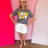 Gold Game Day Patchwork Camo Tee
