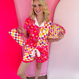 Groovy Garden Ruffle Pajama Set